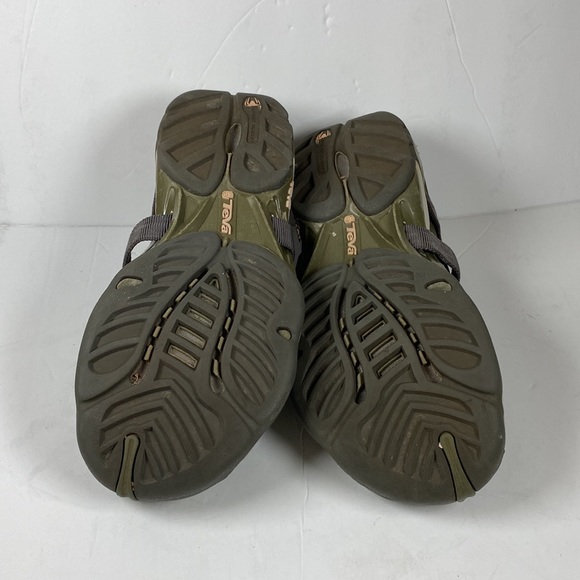 Teva Sunkosi Water Shoes Women's Outdoor Shoes Green and Gray - Picture 6 of 7